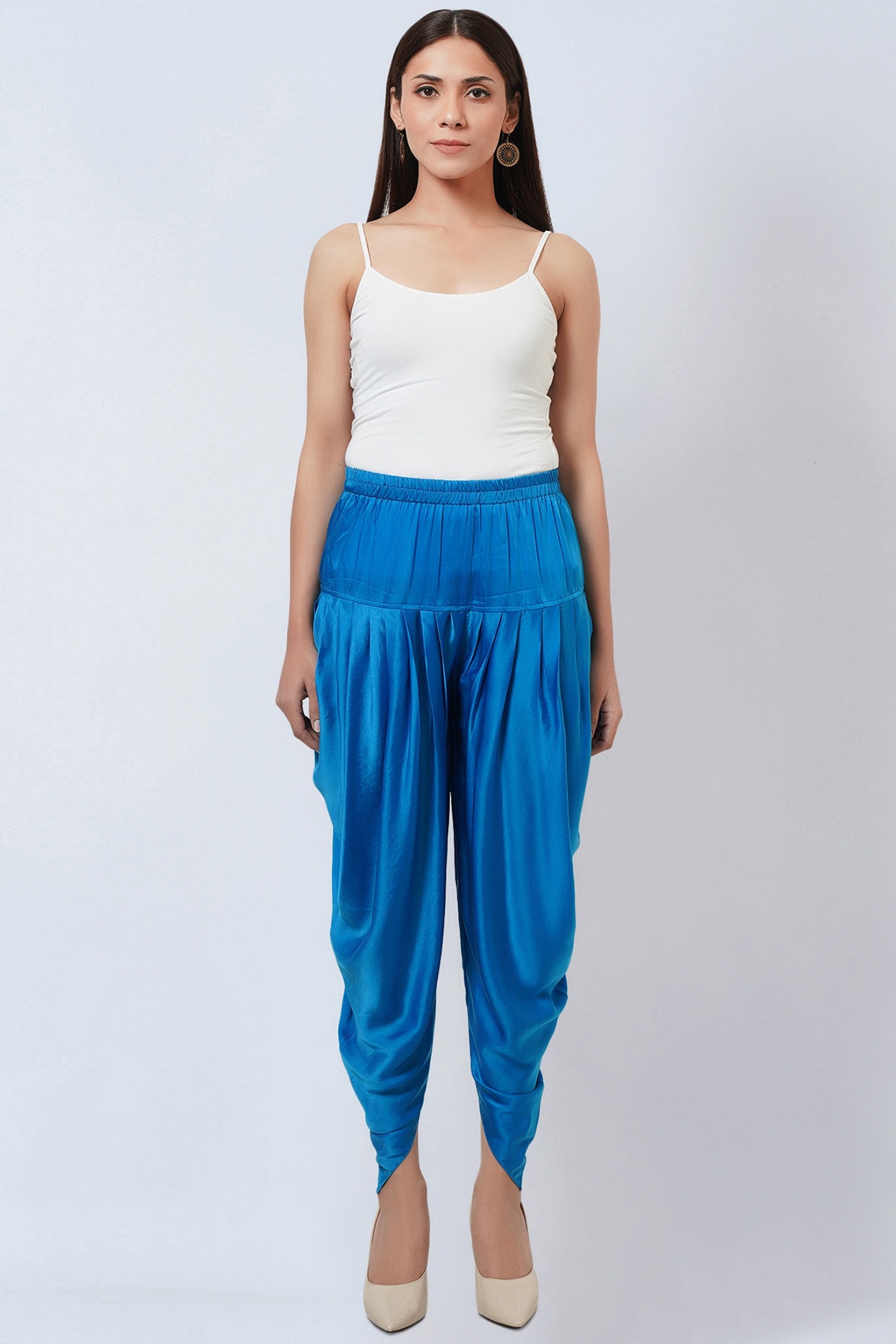 Buy White Modal Satin Dhoti Pant For Women by Twenty Nine Online at Aza  Fashions.